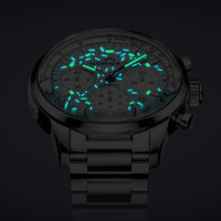 NORQAIN Freedom Enjoy Life "Sprinkles" 40mm Blue Automatic Chronograph Watch N2201.19S04.A01.S01