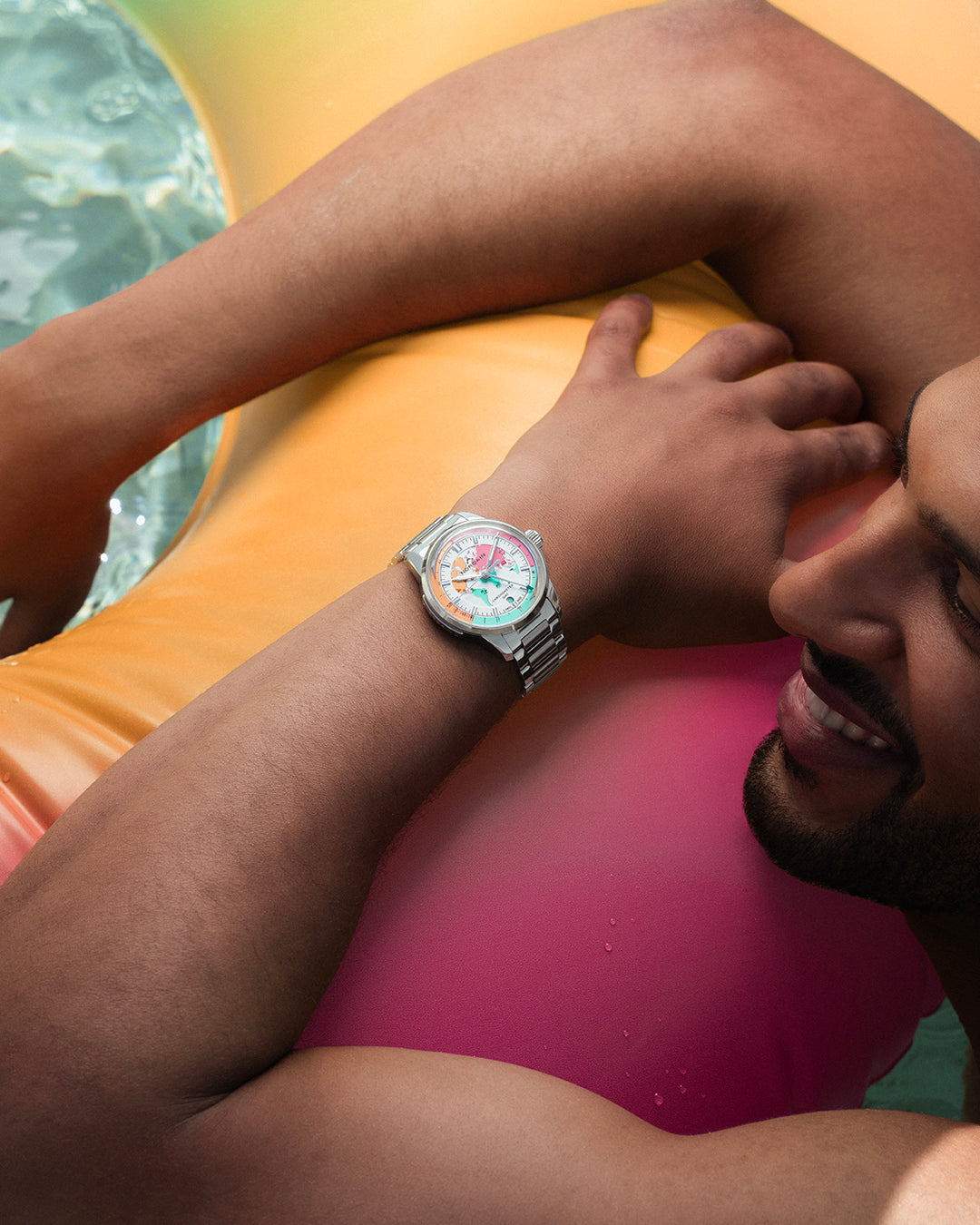 NORQAIN Freedom GMT Enjoy Life “Holiday” Automatic Watch N2100.22S02.W01.S01 - Michael Jones Jeweller