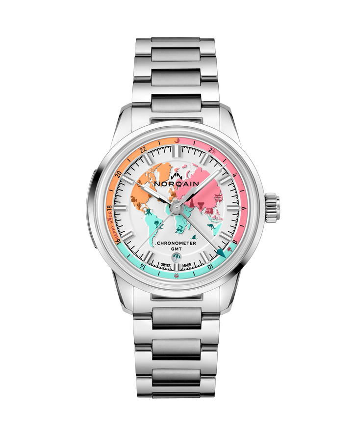 NORQAIN Freedom GMT Enjoy Life “Holiday” Automatic Watch N2100.22S02.W01.S01