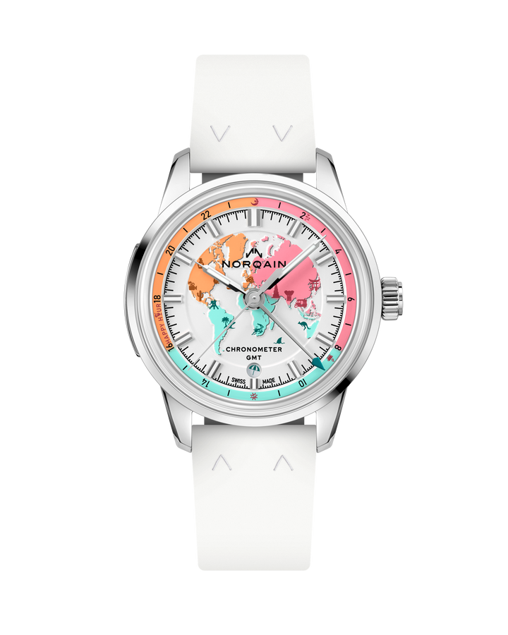 NORQAIN Freedom GMT Enjoy Life “Holiday” Automatic Watch N2100.22S02.W01.R01