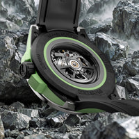 NORQAIN Wild ONE Skeleton Titanium 42mm Mint Green Automatic Watch N3000.26T01.B01.R02