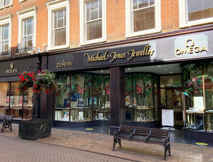 Michael Jones Jeweller Banbury Store Display