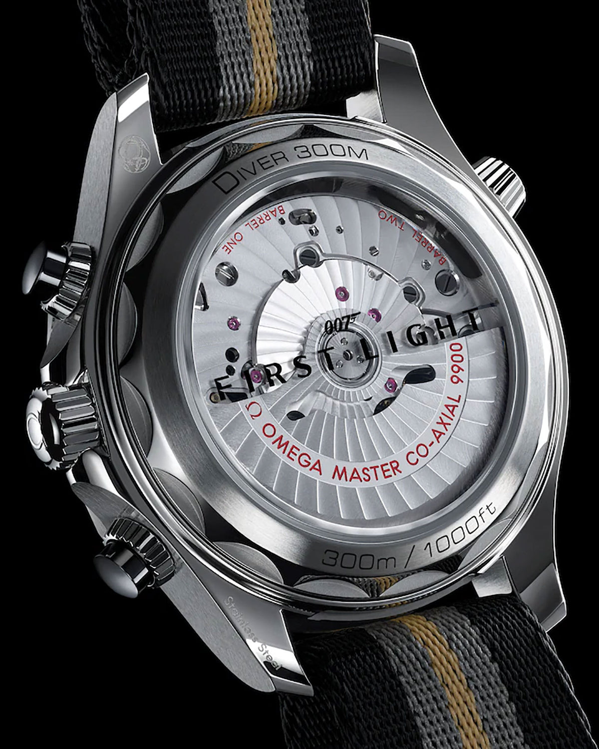 OMEGA Seamaster Diver 300m 007 First Light Co-Axial Master Chronometer Chronograph 44mm O21032445101002