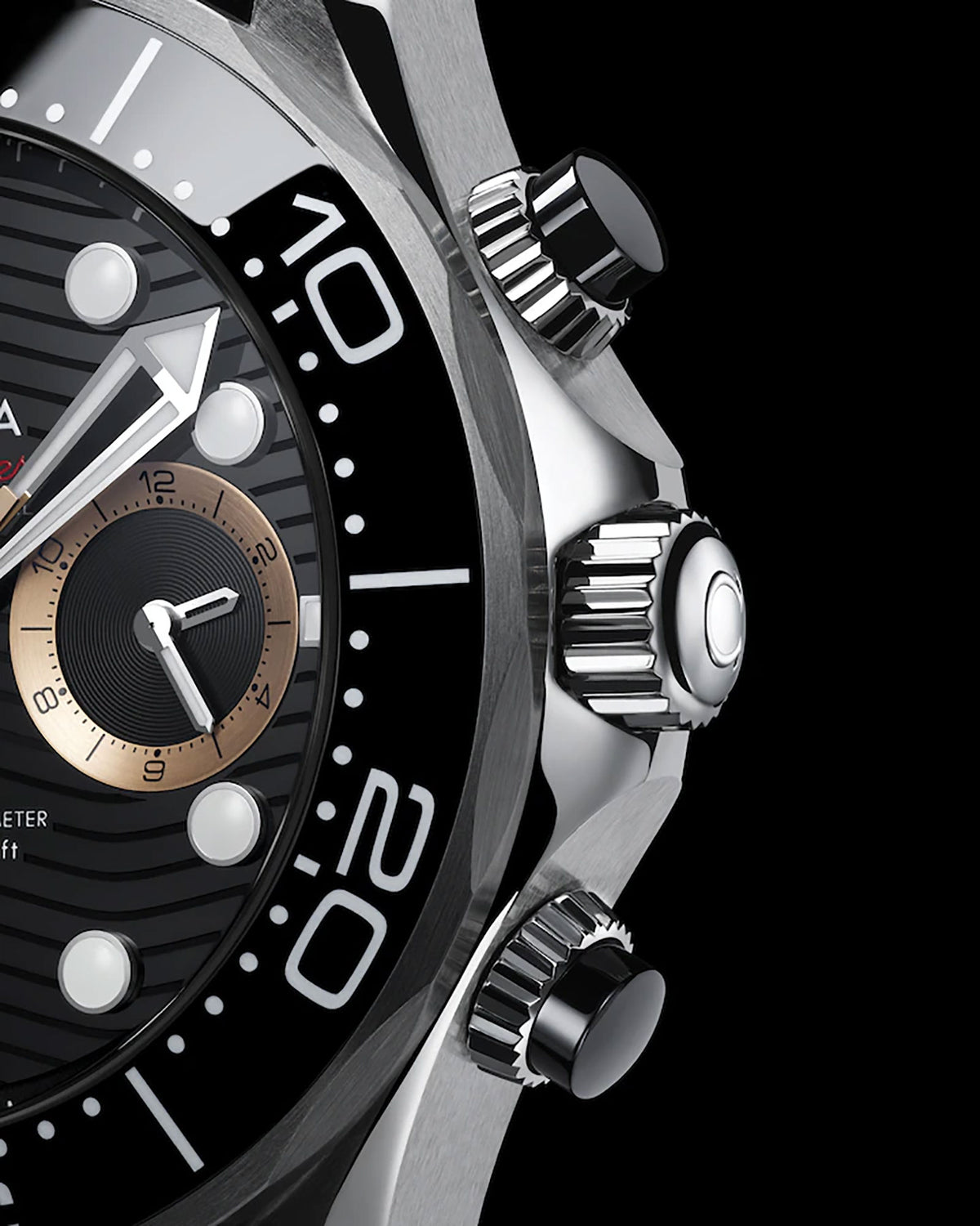 OMEGA Seamaster Diver 300m 007 First Light Co-Axial Master Chronometer Chronograph 44mm O21032445101002