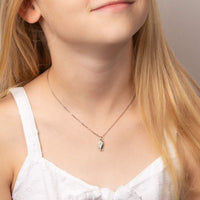 D for Diamond Wings Silver Pendant - Michael Jones Jeweller