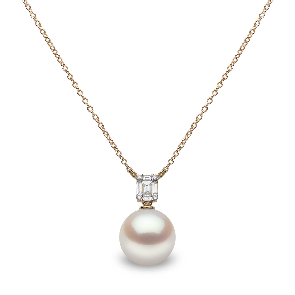 Yoko Starlight South Sea Pearl and Diamond 18ct Yellow Gold Necklace - Michael Jones Jeweller