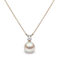 Yoko Starlight South Sea Pearl and Diamond 18ct Yellow Gold Necklace