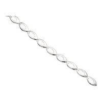 Oval Link Silver 19cm Bracelet
