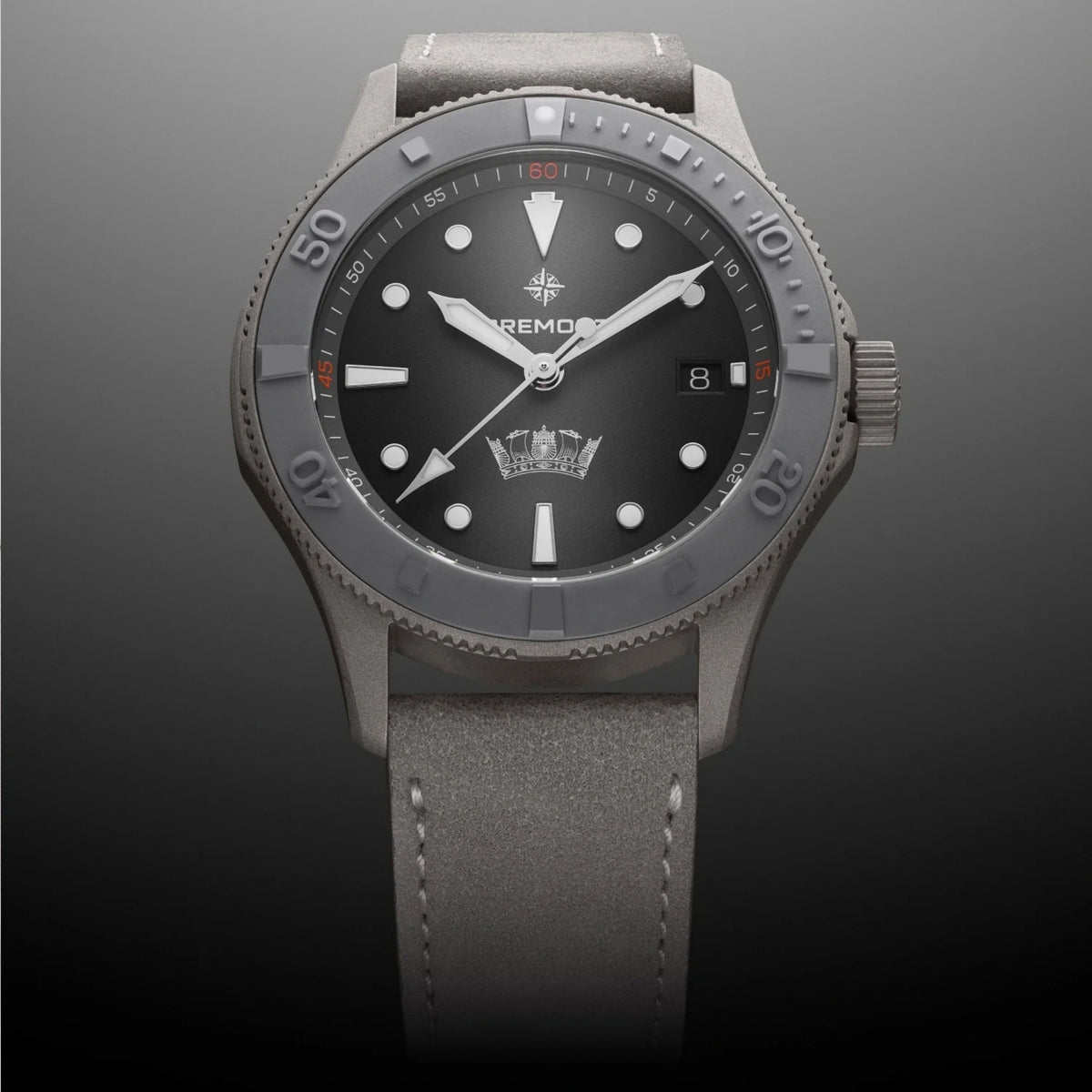 Bremont HMAF Supermarine 40mm Date Limited Edition Automatic Watch SM40-DT-GRSS-HMAF-L-S