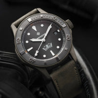Bremont HMAF Supermarine 40mm Date Limited Edition Automatic Watch SM40-DT-GRSS-HMAF-L-S