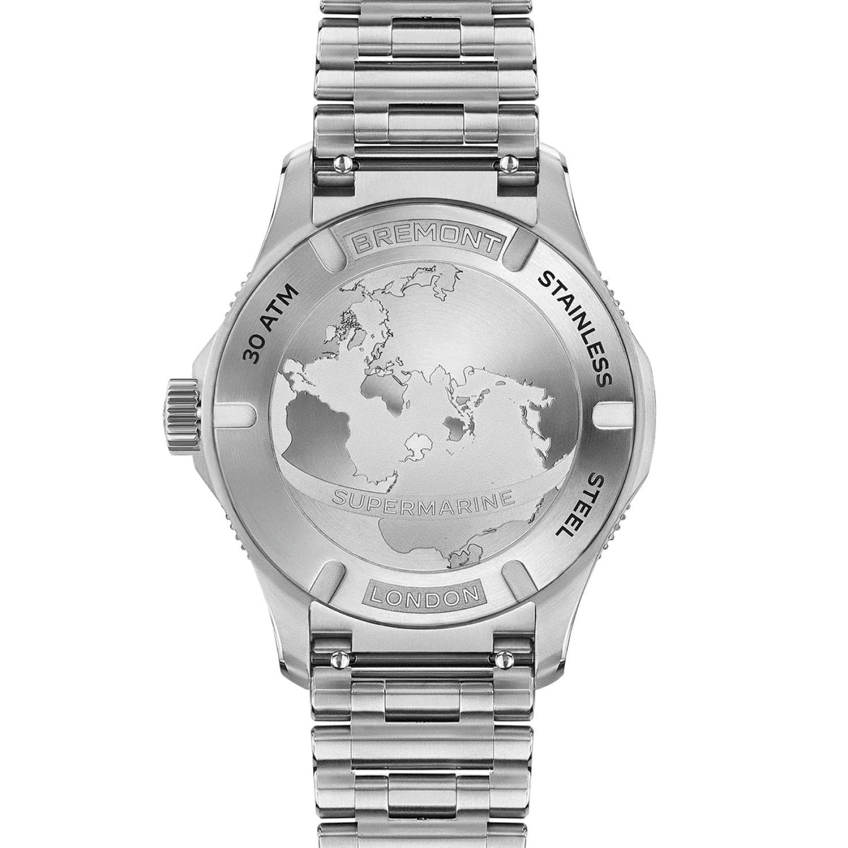 Bremont Supermarine 40mm 300m Date Stainless Steel Watch SM40-DT-SS-BK-B - Michael Jones Jeweller