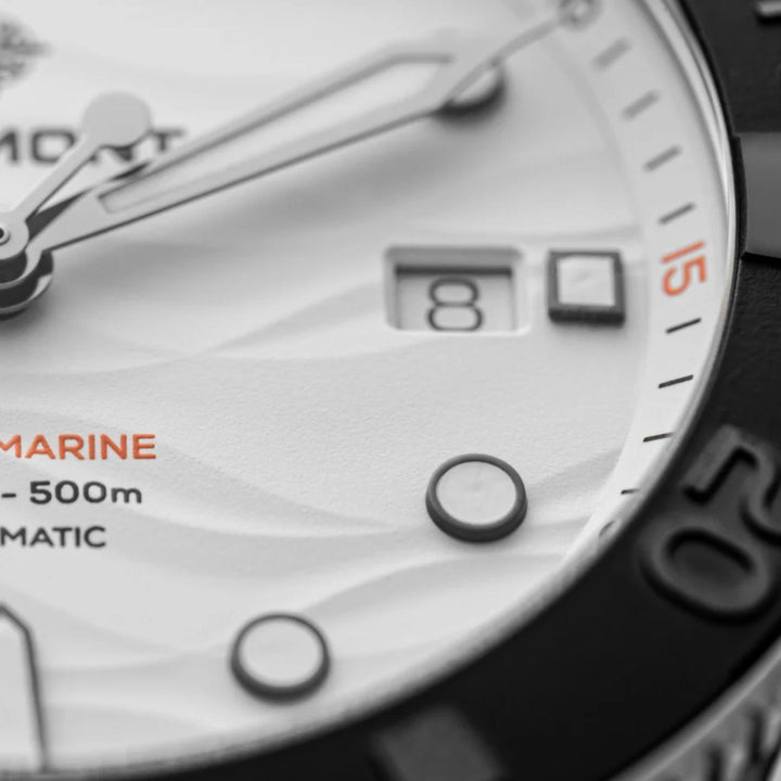 Bremont Supermarine 500M Polar White Automatic Watch SM43-DT-BKCER-WH-N-S
