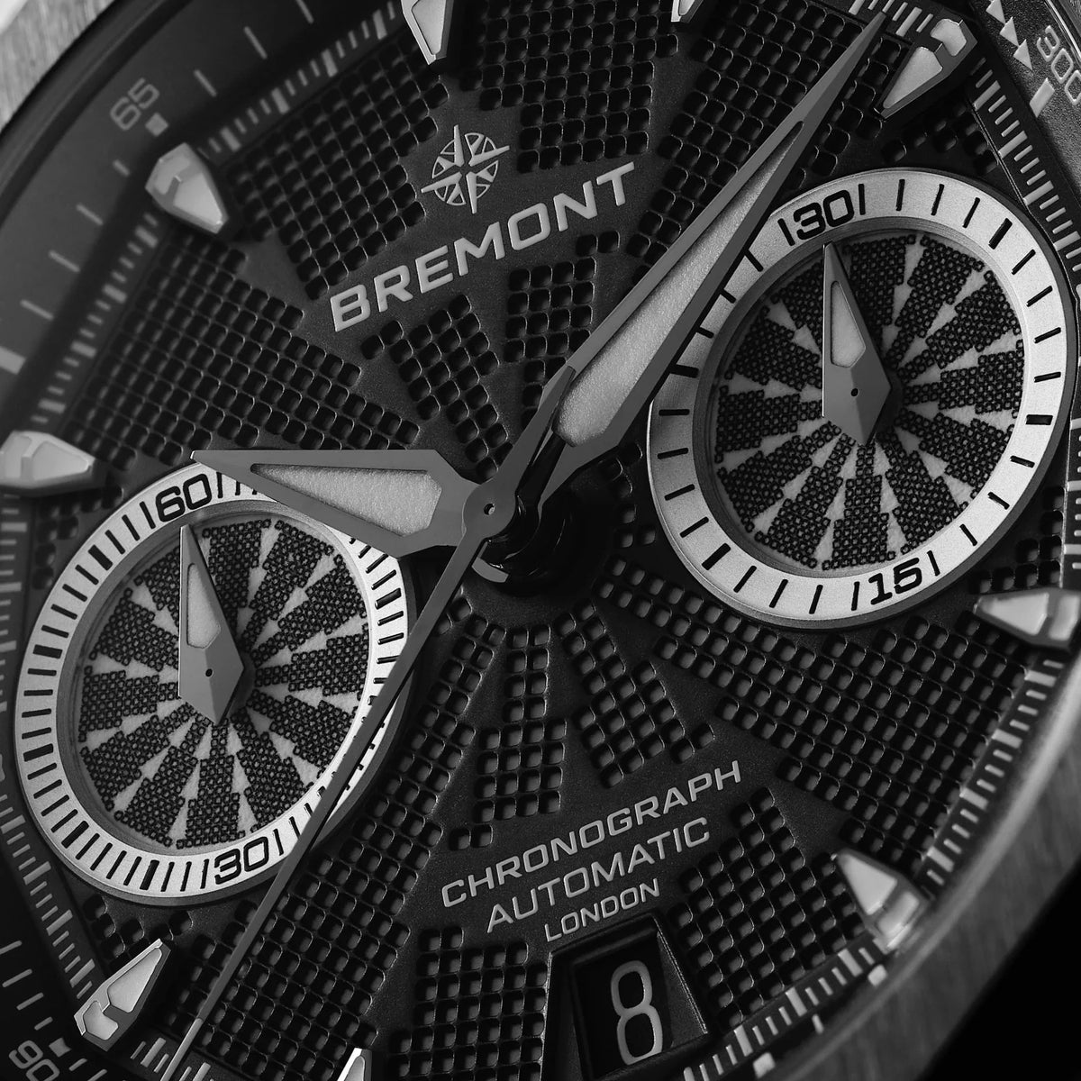 Bremont Supernova 41mm Chronograph Automatic Watch SN41-CHR-SS-BK-B - Michael Jones Jeweller
