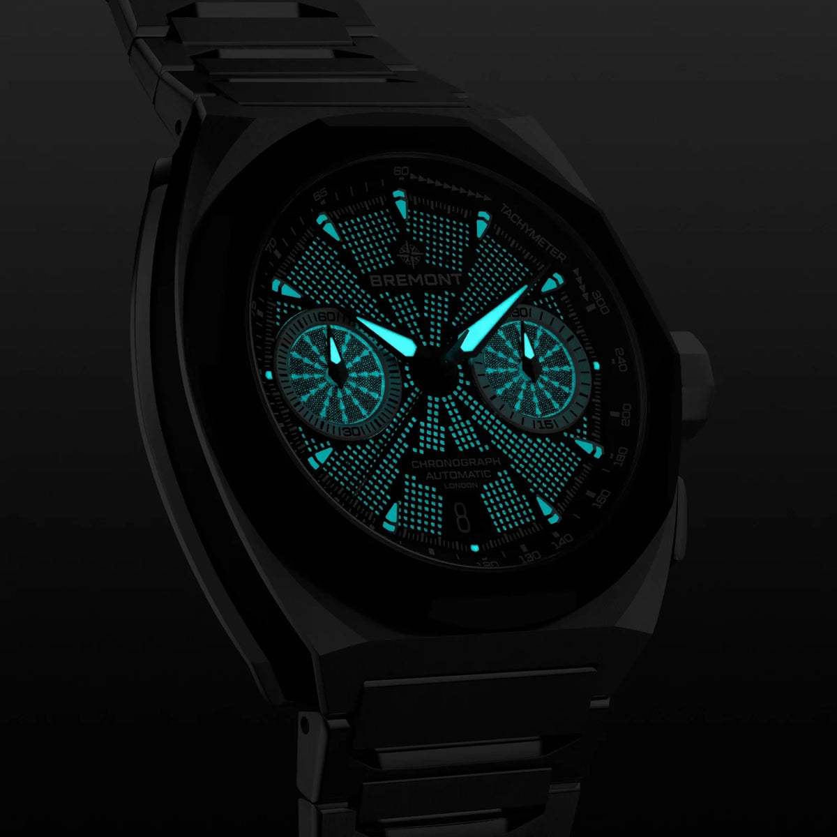 Bremont Supernova 41mm Chronograph Automatic Watch SN41-CHR-SS-BK-B - Michael Jones Jeweller