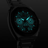 Bremont Supernova 41mm Chronograph Automatic Watch SN41-CHR-SS-BK-B