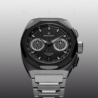 Bremont Supernova 41mm Chronograph Automatic Watch SN41-CHR-SS-BK-B