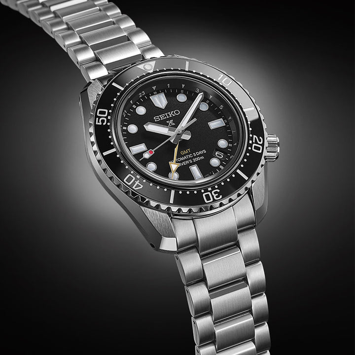 Seiko Prospex 1968 Heritage Diver’s GMT 'Dark Depths' 42mm Automatic Watch SPB383