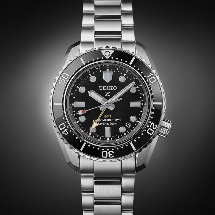 Seiko Prospex 1968 Heritage Diver’s GMT 'Dark Depths' 42mm Automatic Watch SPB383