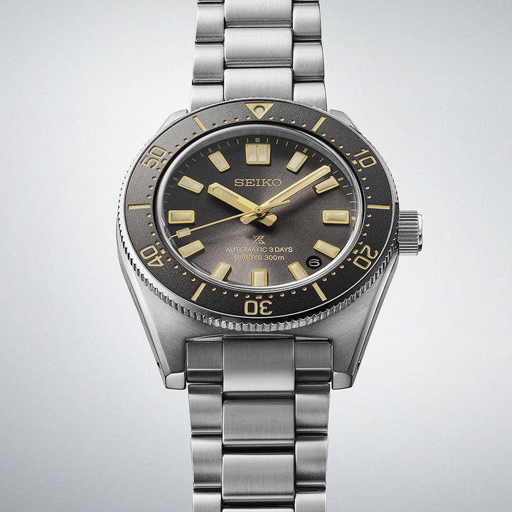 Seiko Prospex 1965 Heritage Diver’s 'Tide Grey' - 100th Anniversary of Seiko Special Edition 40mm Automatic Watch SPB455