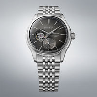 Seiko Presage Classic Series 'Sumi-Iro' Open Heart Automatic 40.2mm Watch SPB471