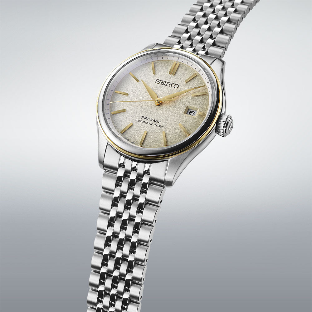 Seiko Presage Classic Series 'Cream Silk' Automatic 40.2mm Watch SPB478 - Michael Jones Jeweller