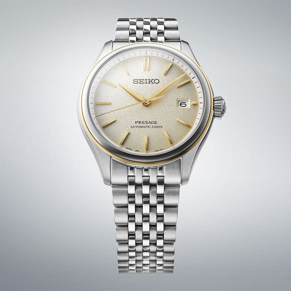 Seiko Presage Classic Series 'Cream Silk' Automatic 40.2mm Watch SPB478 - Michael Jones Jeweller
