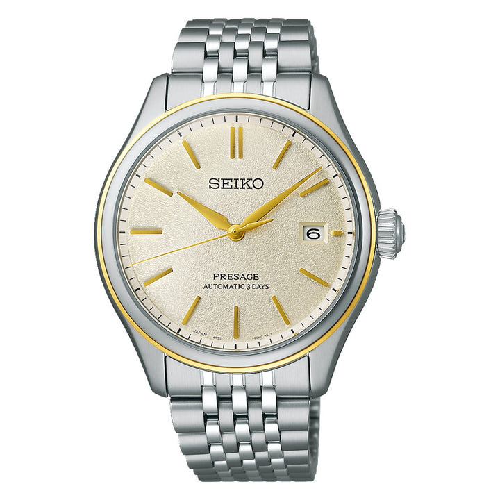 Seiko Presage Classic Series 'Cream Silk' Automatic 40.2mm Watch SPB478