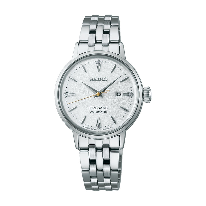 Seiko Presage ‘Hot Buttered Rum’ Diamond Cocktail Time 30mm Automatic Watch SRE017J1 - Michael Jones Jeweller