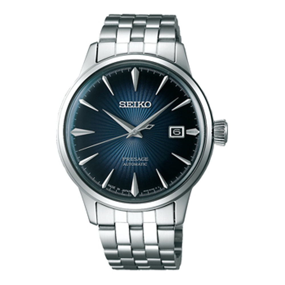 Seiko Presage Cocktail Time 'Blue Moon' Automatic 40.5mm Watch SRPB41 - Michael Jones Jeweller