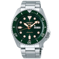 Seiko 5 Sports Green Automatic 42.5mm Watch SRPD63 - Michael Jones Jeweller