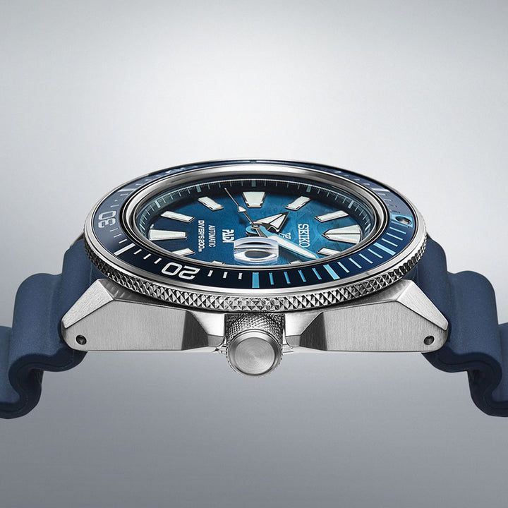 Seiko Prospex ‘Great Blue’ ‘Samurai’ Scuba PADI Special Edition 43.8mm Automatic Watch SRPJ93