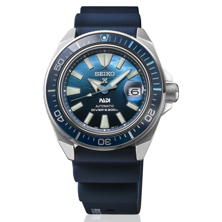 Seiko Prospex ‘Great Blue’ ‘Samurai’ Scuba PADI Special Edition 43.8mm Automatic Watch SRPJ93