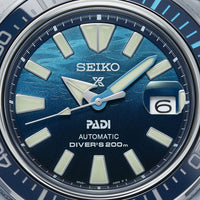 Seiko Prospex ‘Great Blue’ ‘Samurai’ Scuba PADI Special Edition 43.8mm Automatic Watch SRPJ93