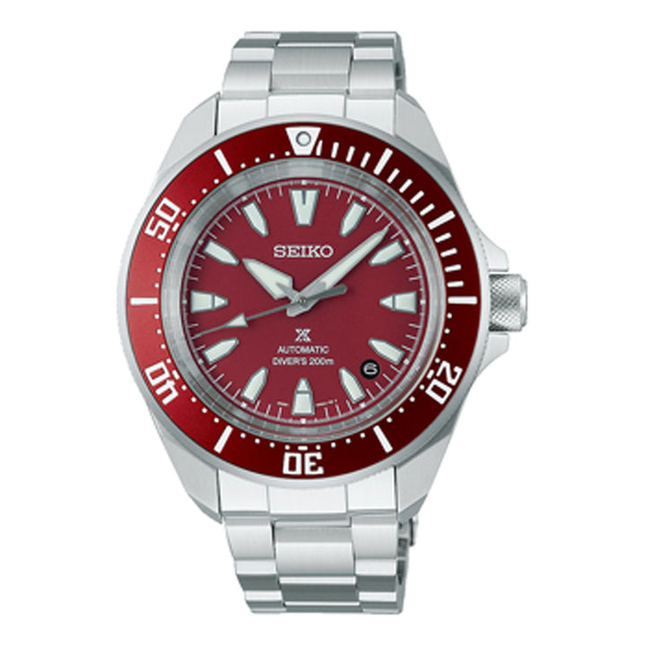 Seiko Prospex '4R' Red 41.7mm Divers Automatic Watch SRPL11