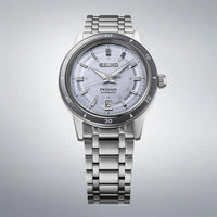 Seiko Presage Style 60s in Silvery Violet 39.5mm Automatic Watch SRPL73J1