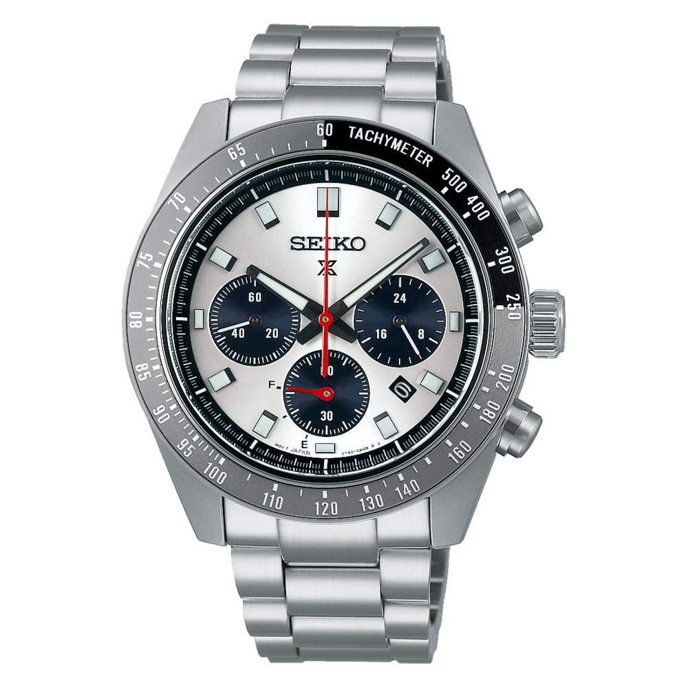 Seiko Prospex ‘Go Large’ Solar Speedtimer 41.4mm Chronograph Watch SSC911 - Michael Jones Jeweller