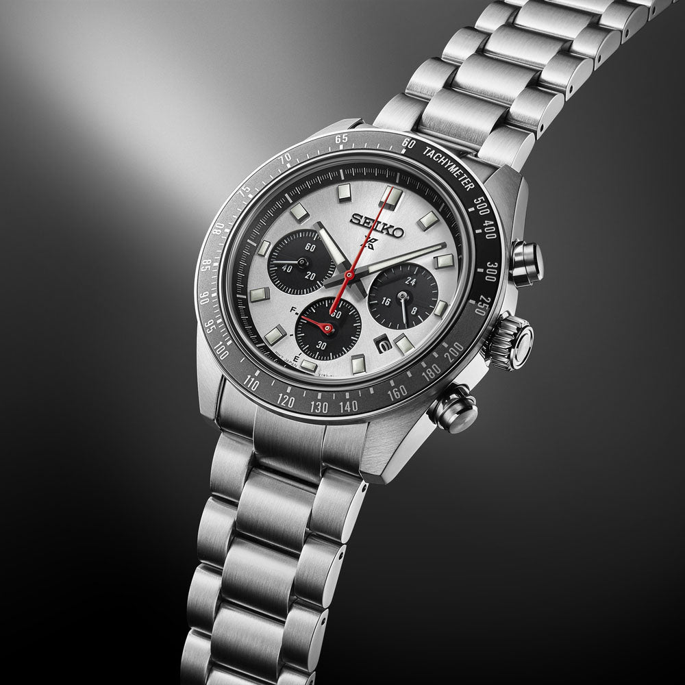 Seiko Prospex ‘Go Large’ Solar Speedtimer 41.4mm Chronograph Watch SSC911 - Michael Jones Jeweller