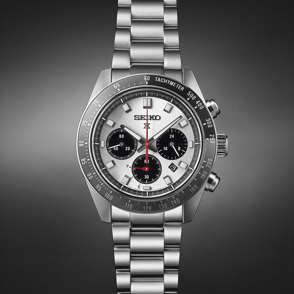 Seiko Prospex ‘Go Large’ Solar Speedtimer 41.4mm Chronograph Watch SSC911 - Michael Jones Jeweller