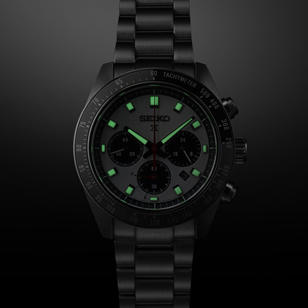 Seiko Prospex ‘Go Large’ Solar Speedtimer 41.4mm Chronograph Watch SSC911 - Michael Jones Jeweller