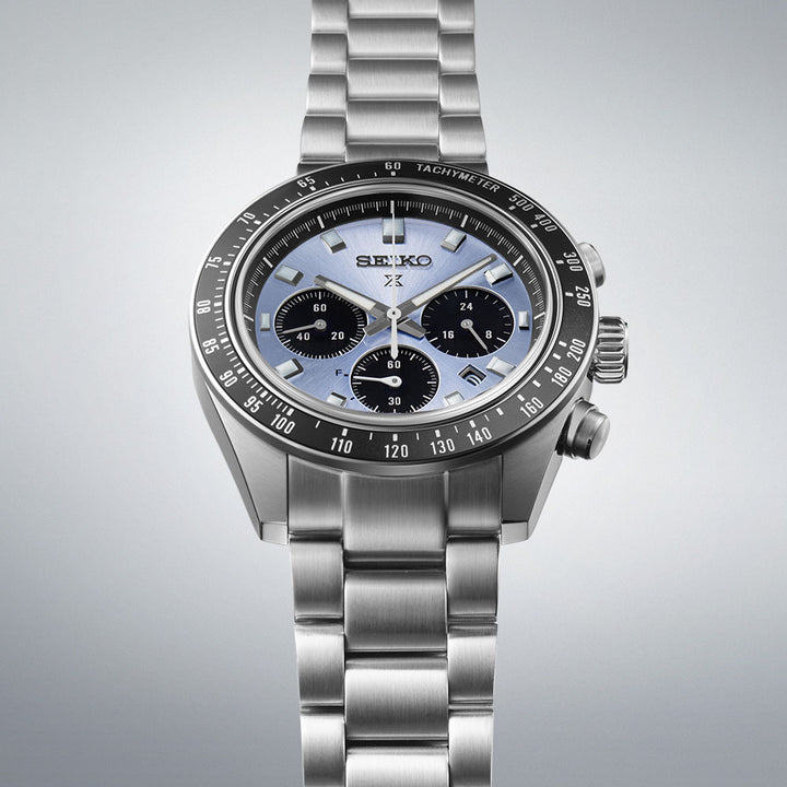 Seiko Prospex ‘Crystal Trophy’ Solar Speedtimer 41.4mm Chronograph Watch SSC935