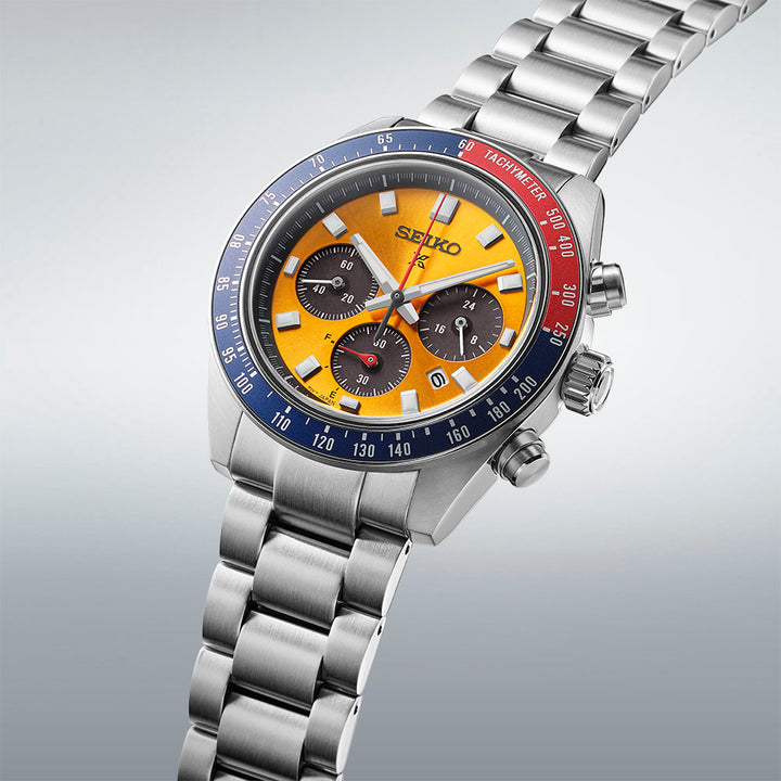 Seiko Prospex 1969 Re-Creation Solar Speedtimer 41.4mm Chronograph Watch SSC947