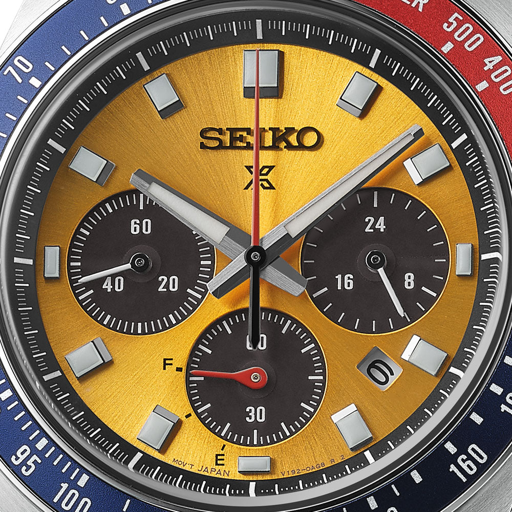Seiko Prospex 1969 Re-Creation Solar Speedtimer 41.4mm Chronograph Watch SSC947 - Michael Jones Jeweller