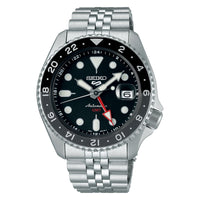 Seiko 5 Sports SKX GMT 'Black Grape' Automatic 42.5mm Re-Interpretation Watch SSK001