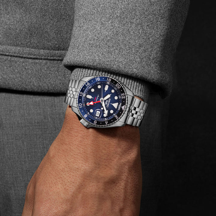 Seiko 5 Sports SKX GMT 'Blueberry' Automatic 42.5mm Re-Interpretation Watch SSK003