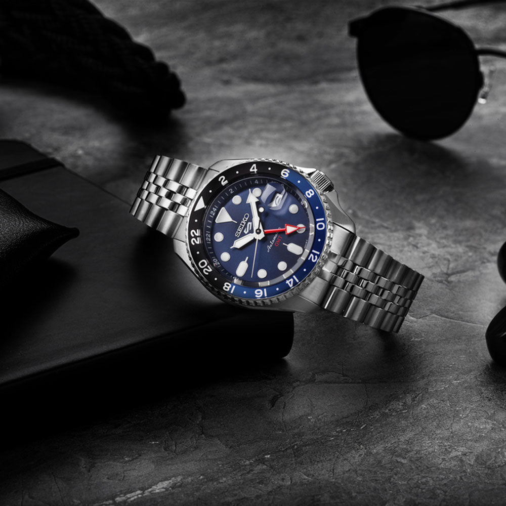 Seiko 5 Sports SKX GMT 'Blueberry' Automatic 42.5mm Re-Interpretation Watch SSK003