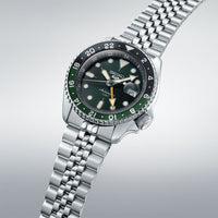 Seiko 5 Sports SKX GMT Bi-Colour Green Automatic 42.5mm Watch SSK035