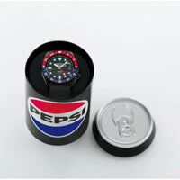 Seiko 5 Sports x PEPSI Limited Edition Collaboration in All-Black Automatic GMT Watch SSK047K1