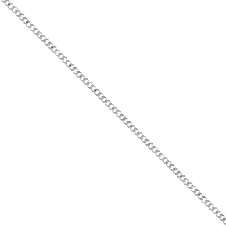 Silver 26 Inch Close Curb Chain