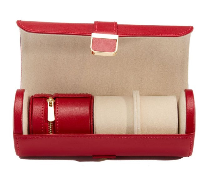 WOLF Palermo Watch Roll with Jewellery pouch - ONLINE EXCLUSIVE