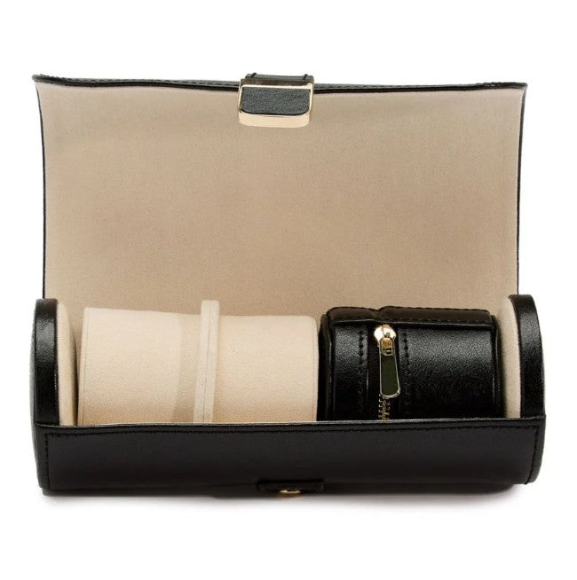WOLF Palermo Watch Roll with Jewellery pouch - ONLINE EXCLUSIVE